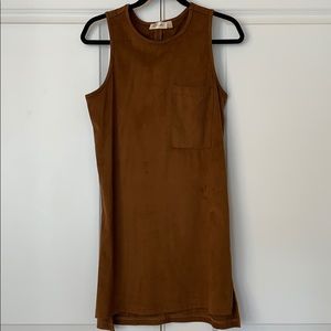 “Suede” Shift Dress
